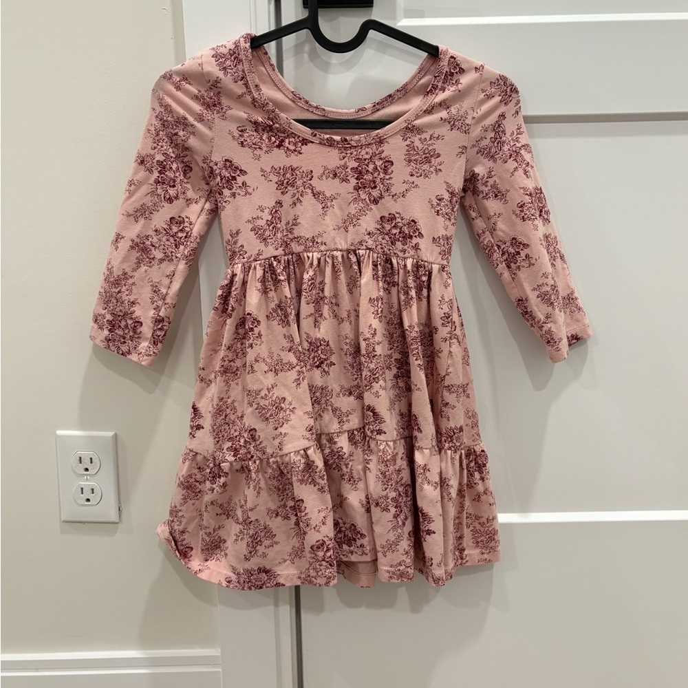 Janie and Jack Pink Floral Dress - Picture 5 of 6